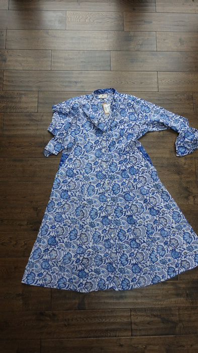 Printed Jaypore Cotton Frock - UK 14 / EU 40 - New