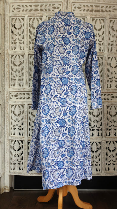 Printed Jaypore Cotton Frock - UK 14 / EU 40 - New