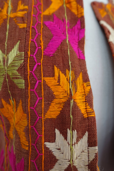 Vintage Phulkari Waistcoat - UK 8/EU 34 - Preloved
