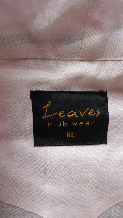 Pink And Grey Linen Long Tunic - UK 22 / EU 148 - New