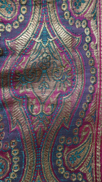 Long Pink Banarsi Frock - UK 14-16 - New