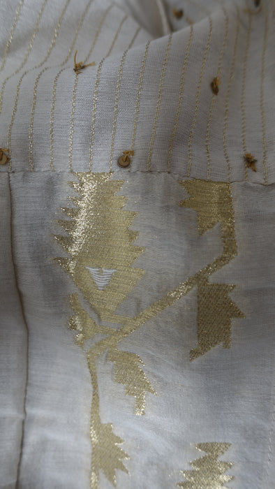 Cream collar and gold tunic dress - UK 12 / EU 38 - New