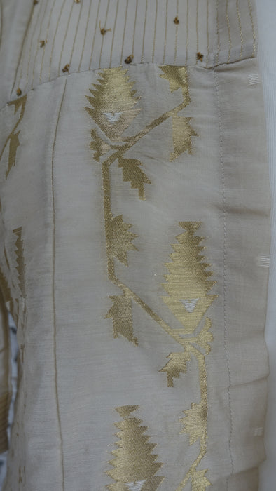 Cream collar and gold tunic dress - UK 12 / EU 38 - New