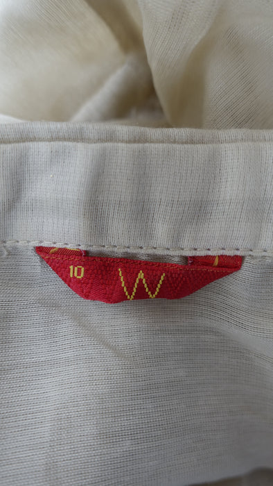 Cream collar and gold tunic dress - UK 12 / EU 38 - New