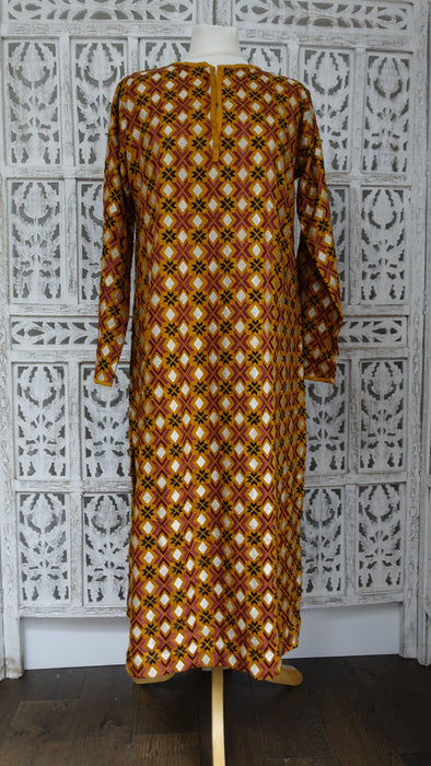 Phulkari Cotton Embroidered Tunic - UK 12/EU 38 - New