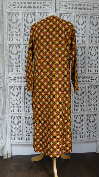 Phulkari Cotton Embroidered Tunic - UK 12/EU 38 - New