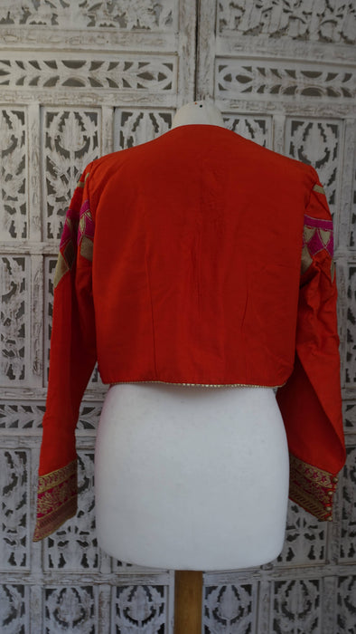 Orange And Pink Short Almirah Jacket - UK 14/EU 40 - Preloved