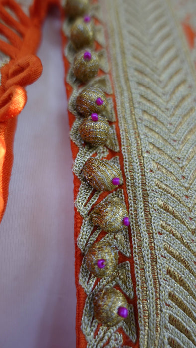 Orange And Pink Short Almirah Jacket - UK 14/EU 40 - Preloved