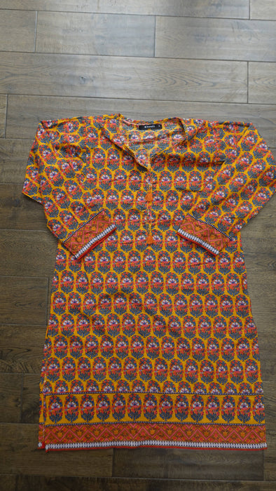 Burnt Orange Winter Khaadi Tunic - UK 12 / EU 38 - Used