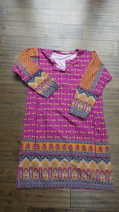 Pink Khaadi Winter Tunic - UK 14 / EU 40 - Used