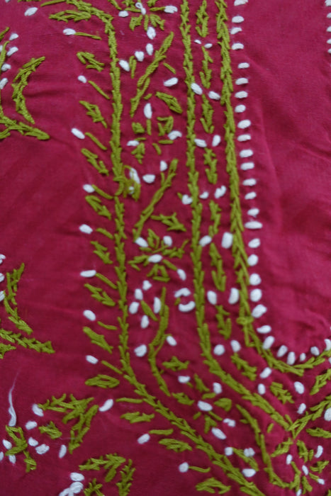 Raspberry Red Cotton Unstitched - New