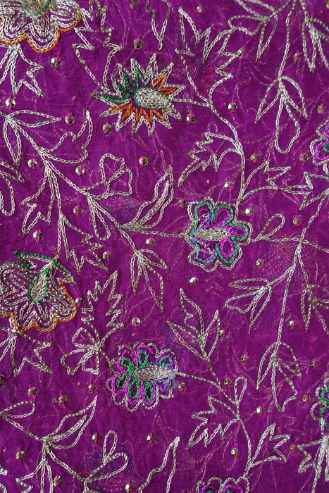 Blue And Magenta Vintage Unstitched Suit - New