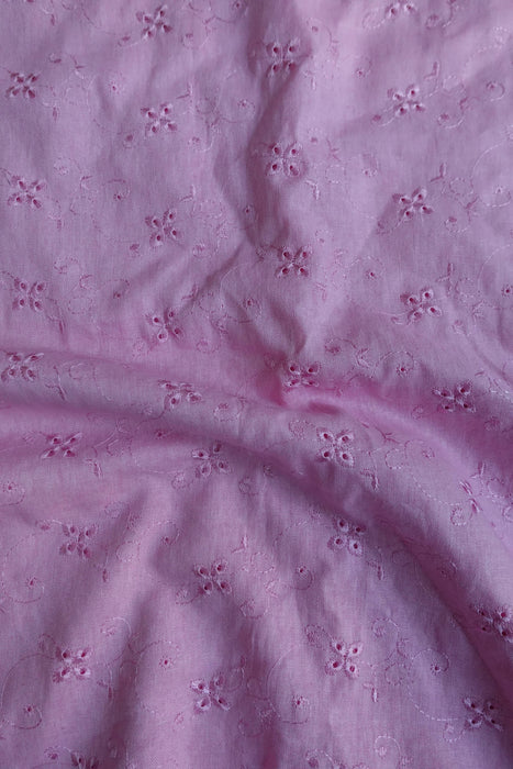 Pink Linen Blend Fabric - New