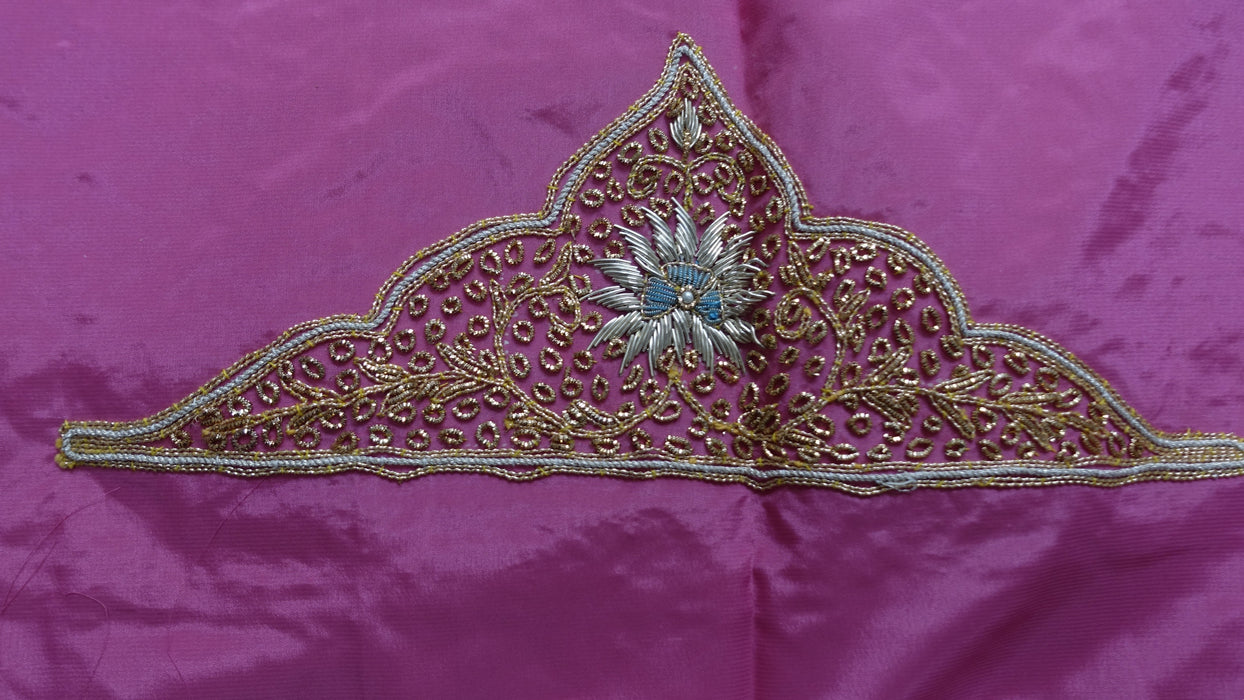 Pink Crepe Vintage Unstitched Suit With Matching Dupatta - New