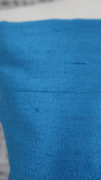 Blue Raw Silk Vintage Unstitched Suit - New