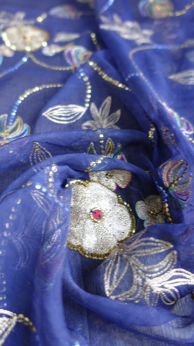 Dark Blue Vintage Unstitched Suit - New