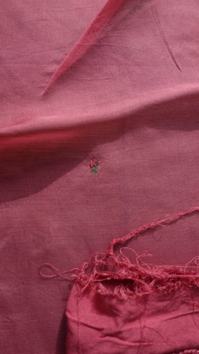 Bright Peach Silk Voile - New With Defects