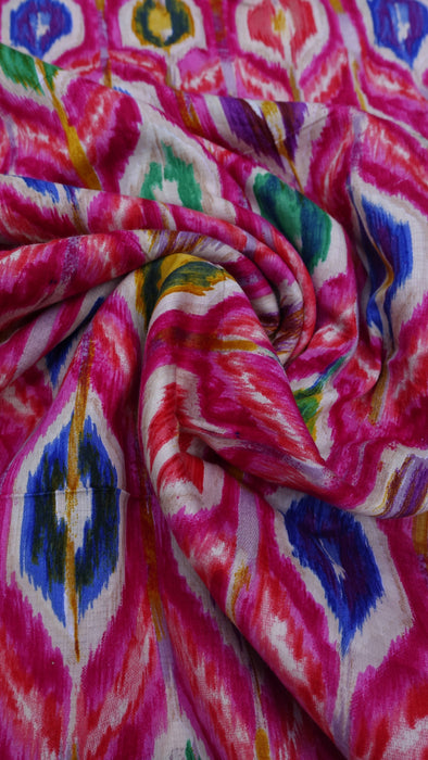 Bright Pink Cotton Fabric - 5-6 Metres