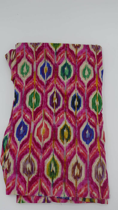 Bright Pink Cotton Fabric - 5-6 Metres