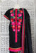 Black Embroidered Churidaar Suit - UK 14 / EU 40 - Preloved - Indian Suit Company