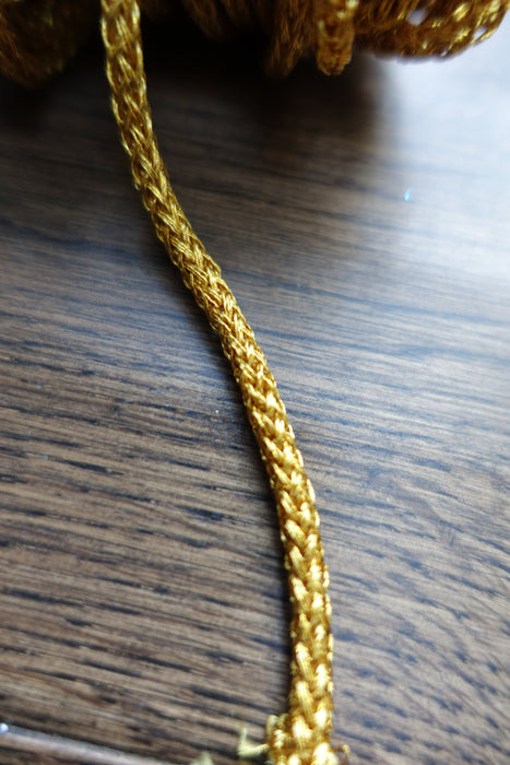 Bright Gold Cord 6.5 & 21 Metres - New