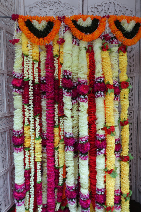 Floral Wedding Decorations 35 Floral Strands And 2 Toran