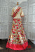 Floral Printed Lengha With Cream Silk Top UK 12 / EU 38 - New - Indian Suit Company