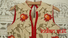Cream & Floral Embroidered Churidaar Suit - UK 6 / EU 32 - Preloved - Indian Suit Company