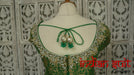 Green Banarsi Diamante Brocade & Pink Silk Salwar - UK 10 / EU 36 - New - Indian Suit Company