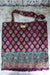 Plum Embroidered Tote Bag - New - Indian Suit Company