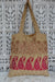 Creamy Gold Cotton Silk Paisley Tote Bag - New - Indian Suit Company