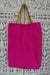 Hot Pink And Yellow Banarsi Brocade Tote Bag - New - Indian Suit Company