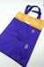 Purple Silk With Orange Brocade Unlined Bag - New - Indian Suit Company