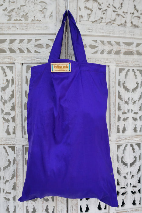 Purple Silk Bag - New