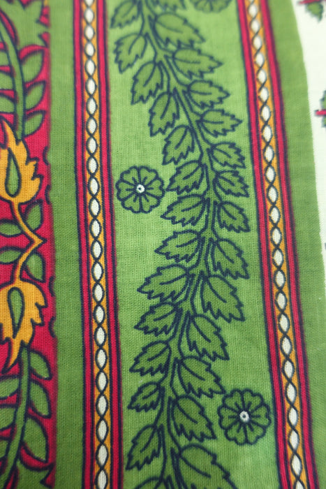 Small Green Cotton Print Gift Bag - New