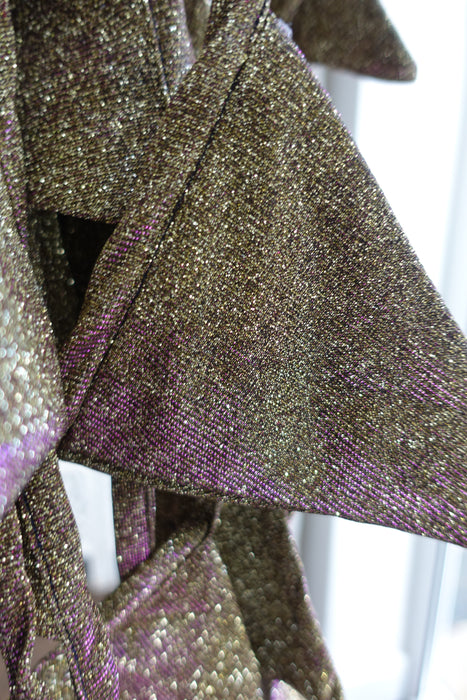 Gold And Purple Toned Glitter Bunting - 5.9 Metres