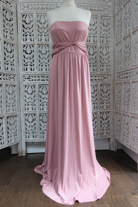 Blush Bridesmaid Marks And Spencer 4 Way Dress - 4 Sizes Available