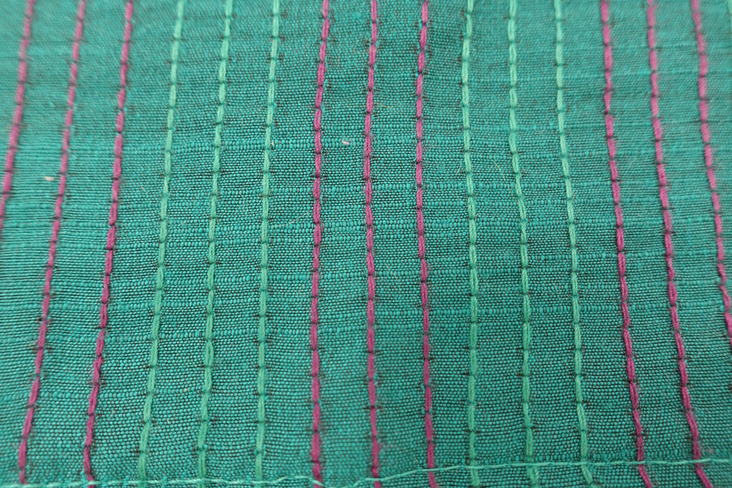Teal Stitch Detailed Envelope