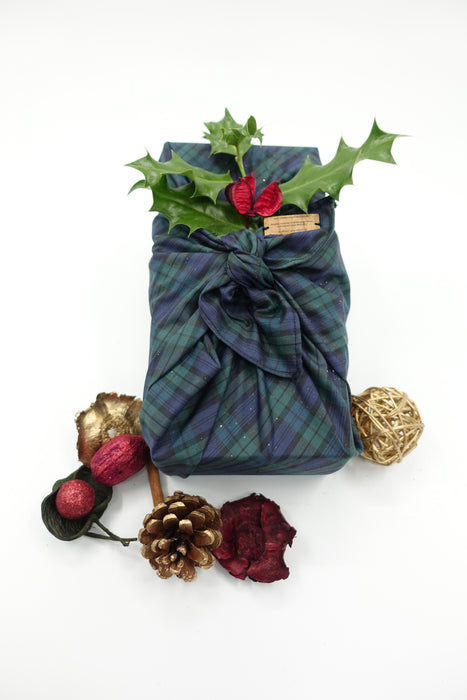 Blue And Green Tartan Gift Wrap