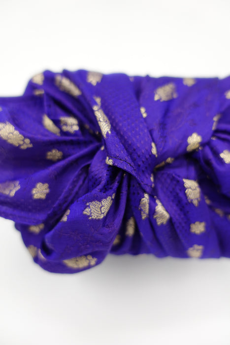 Purple Vintage Pure Silk Gift Wrap