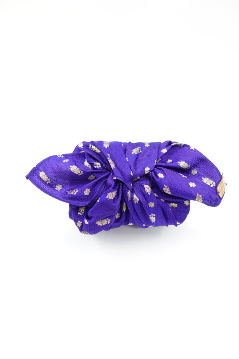Purple Vintage Pure Silk Gift Wrap