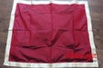 Dark Red Silk With Gold Braid Trim Tablecloth - Indian Suit Company