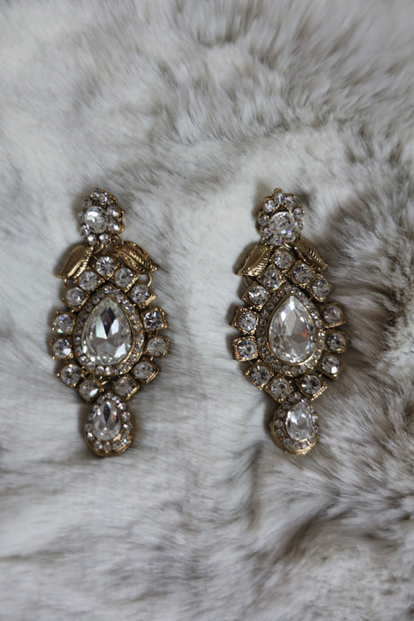 Diamante Earrings - New Ready - Indian Suit Company