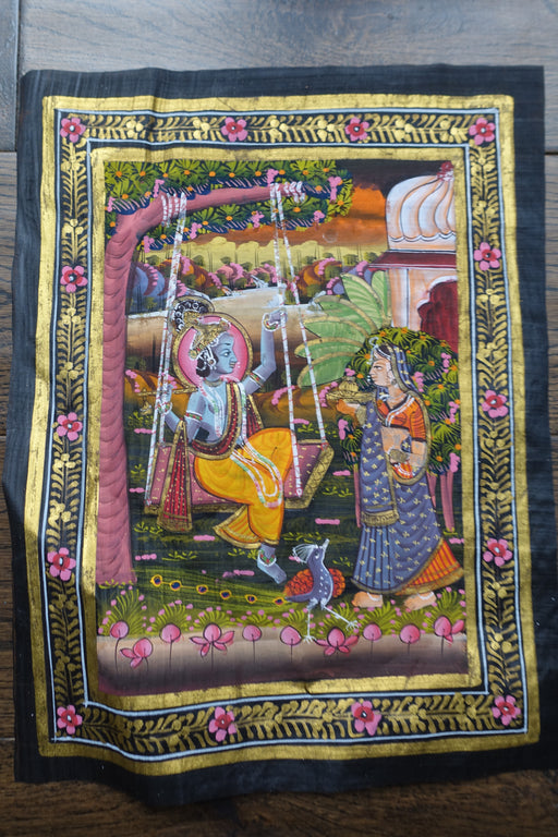 Silk Painted Picture - New - Indian Suit Company