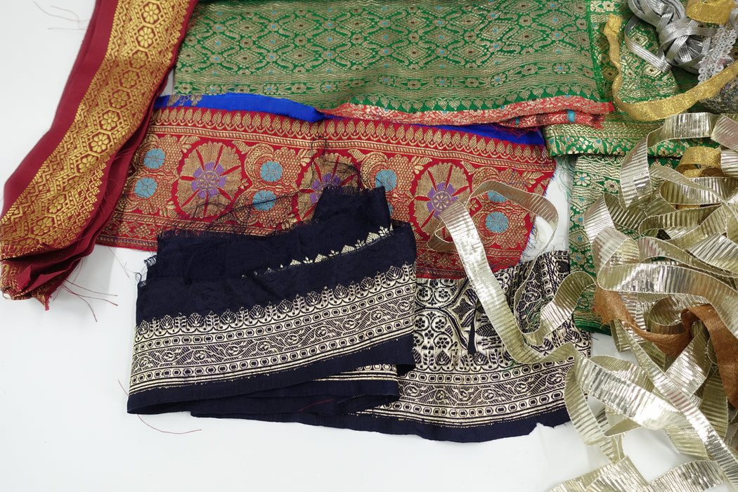 Vintage Banarsi Brocade Offcuts - Indian Suit Company