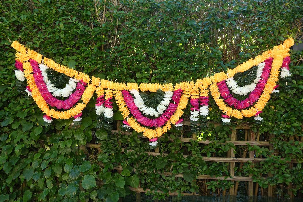 Traditional Floral Wedding Decoration / Toran - New
