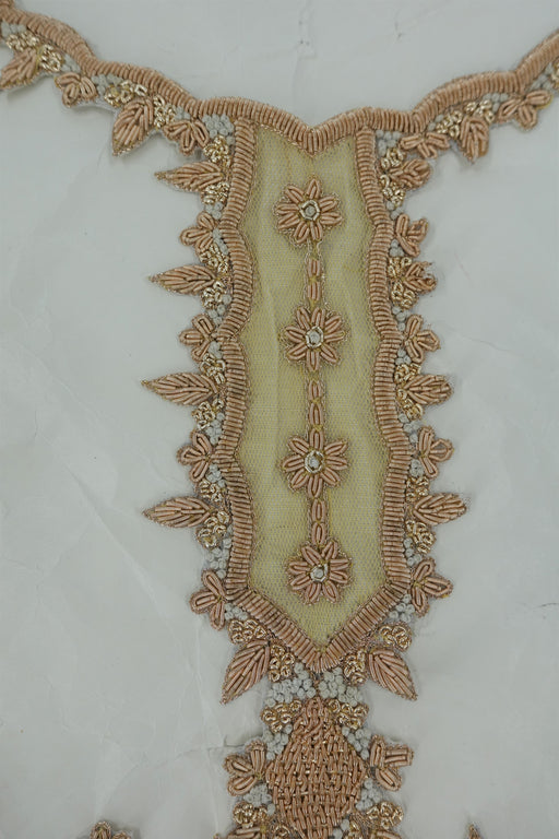 Zardosi Vintage Neckline Piece  - New - Indian Suit Company