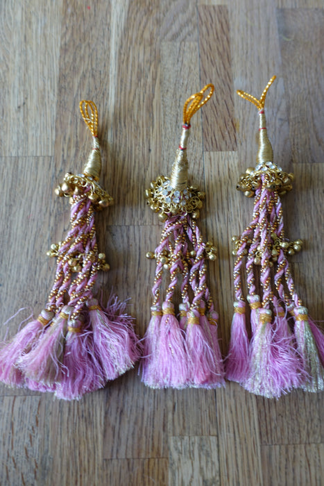 Baby Pink And Gold Latkans - New