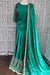 Emerald Green Vintage Silk Wedding Lengha - UK 14 / EU 40 - New - Indian Suit Company