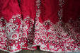 Red Silk Wedding Lengha With Train - Preloved UK 10 / EU 36 - Indian Suit Company